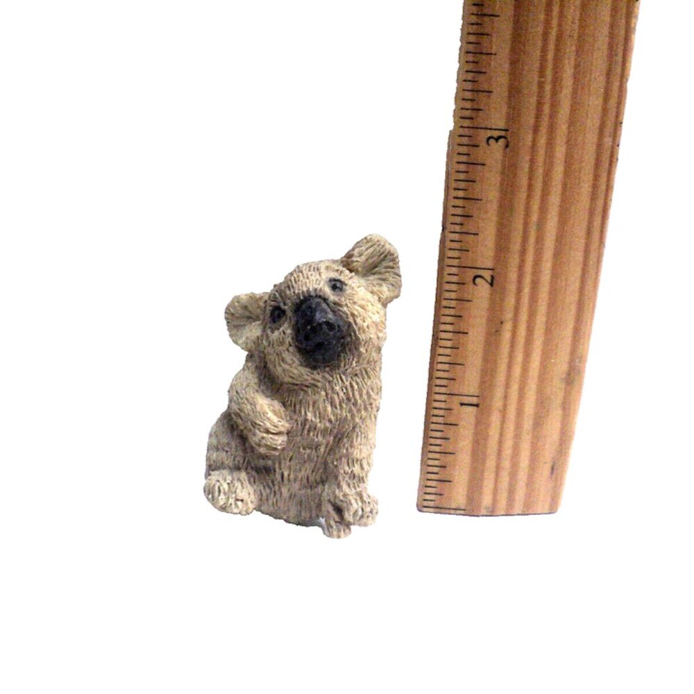 Stone Critters Koala Refrigerator Magnet 1990's Tan 2 1/4" High Excellent!